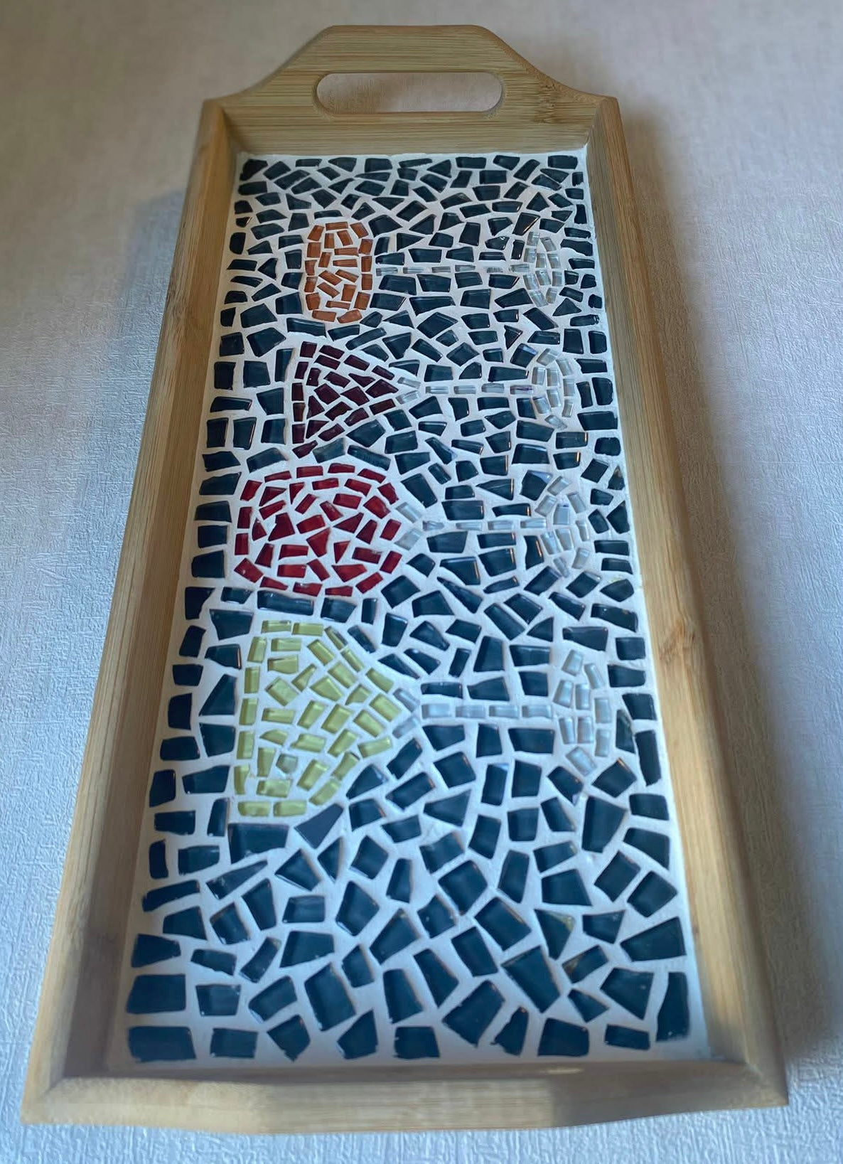 Mosaic Cocktail Glass Tray