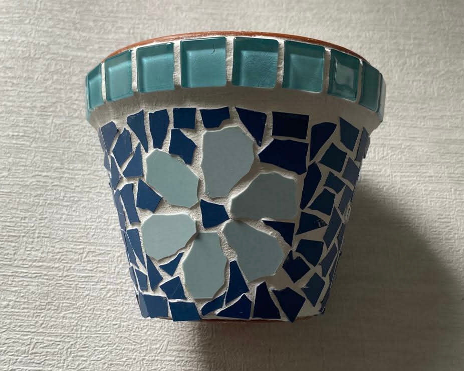 Mosaic Thank you Flower Pot
