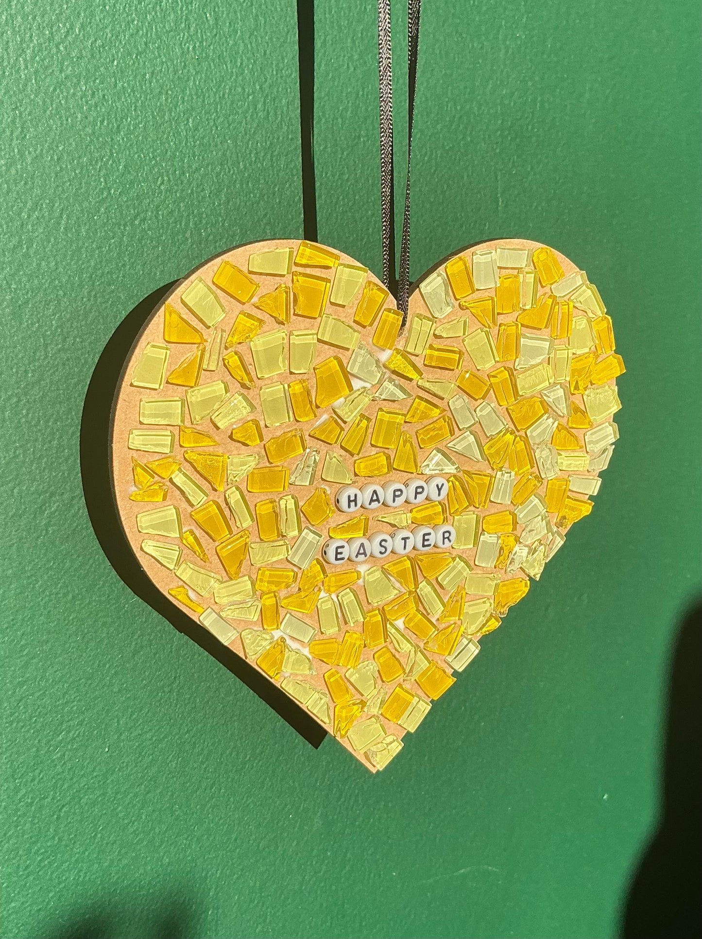 Mosaic Easter Heart Design