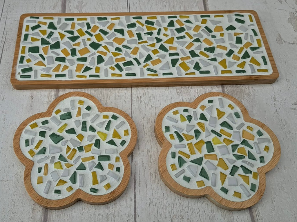Small tray and 2 coasters