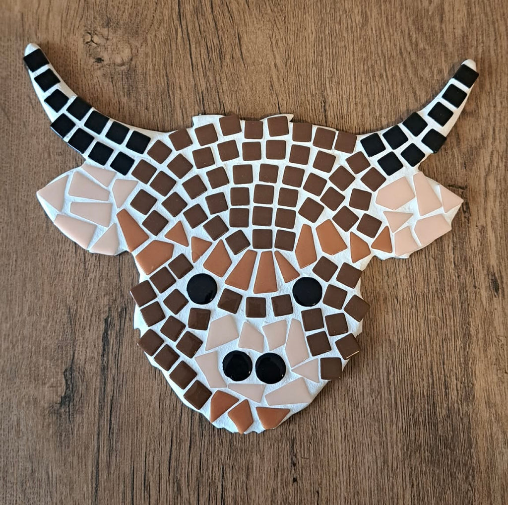 Highland Cow Mosaic Kit