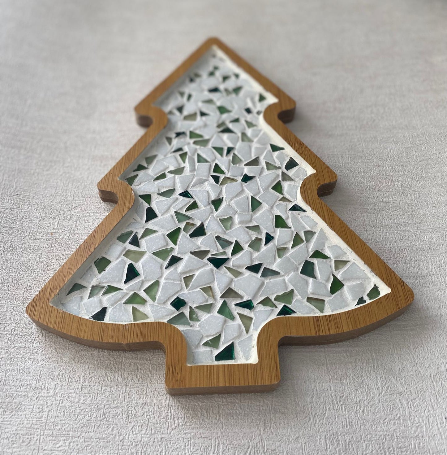 Mosaic Christmas tray