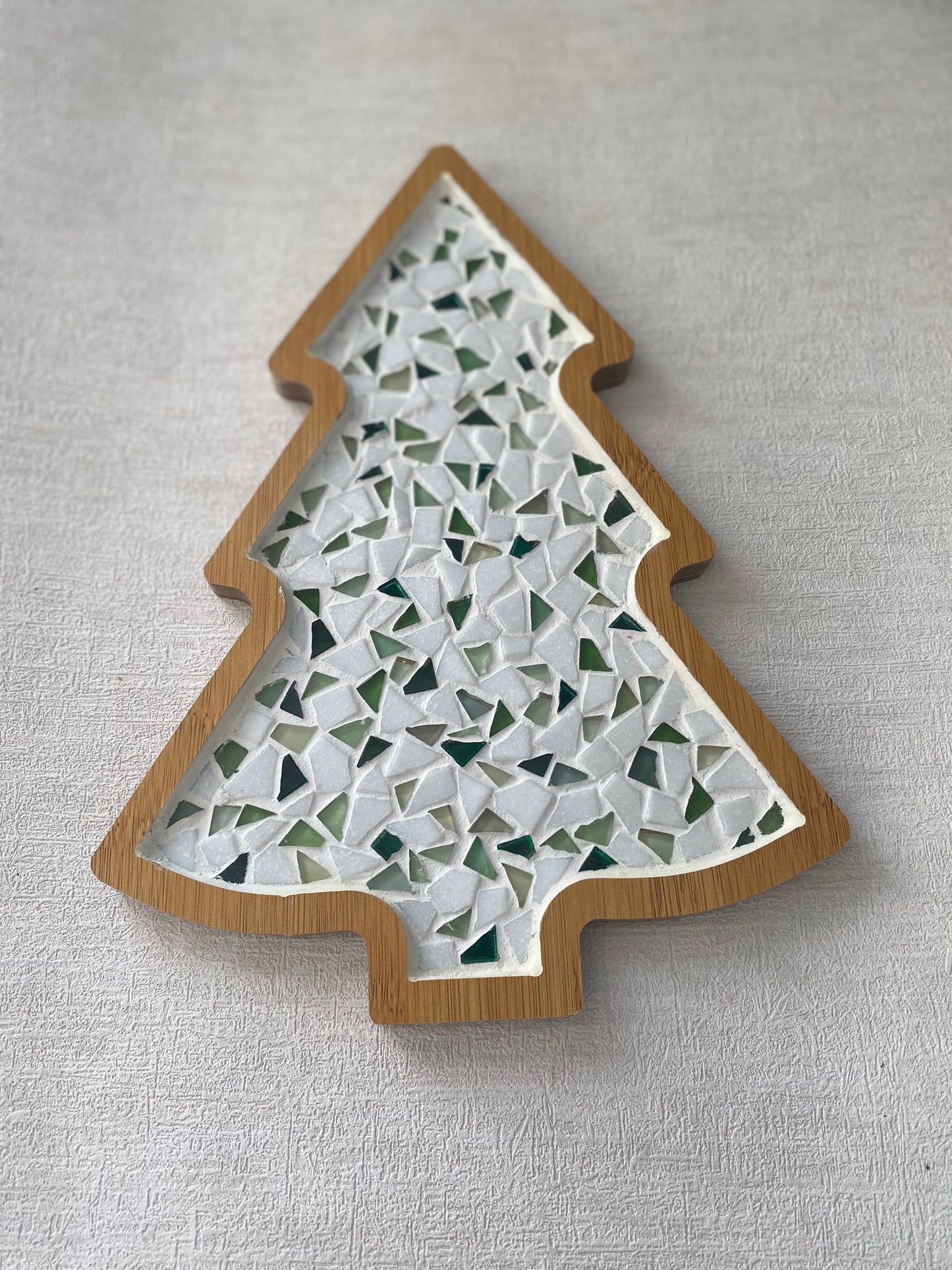 Mosaic Christmas tray