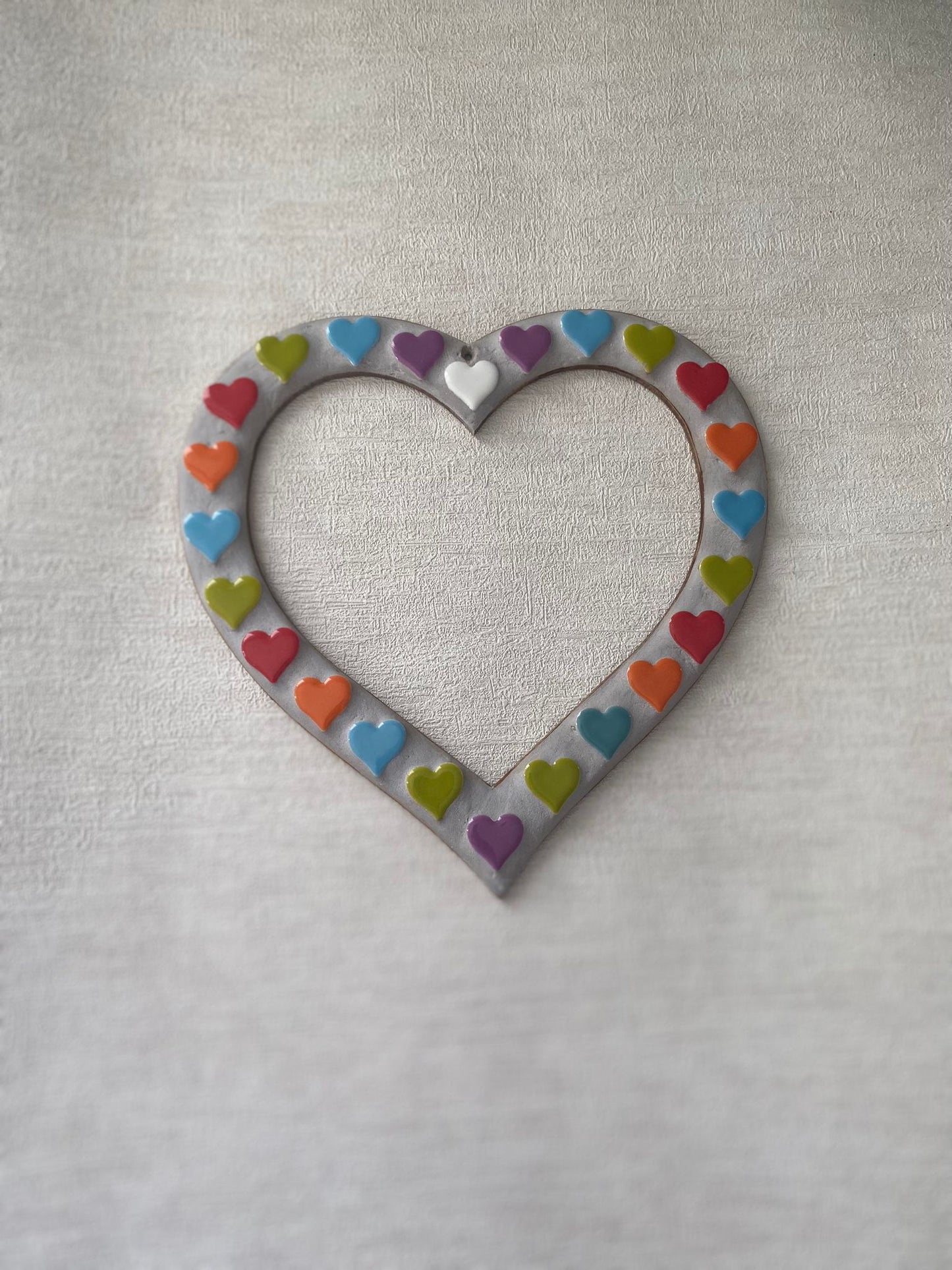 Mosaic colourful heart