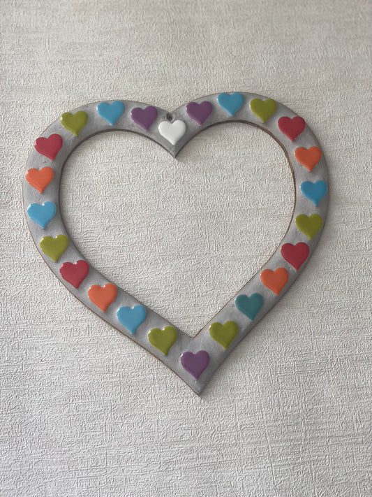 Mosaic colourful heart
