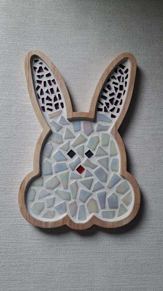 Sparkling Easter Bunny Mosaic