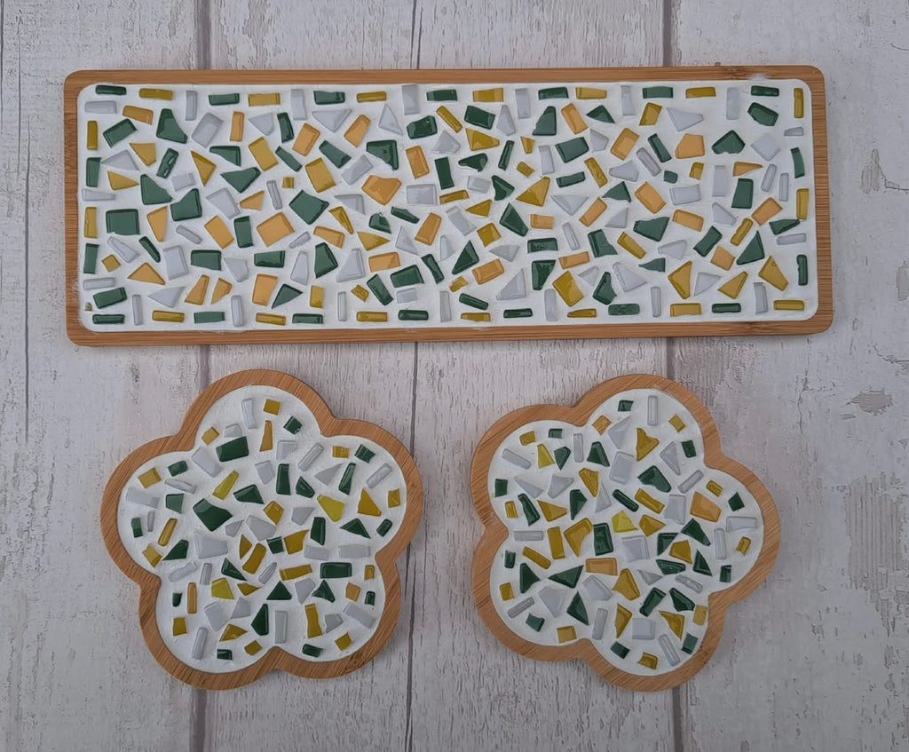 Small tray and 2 coasters