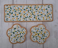 Small tray and 2 coasters