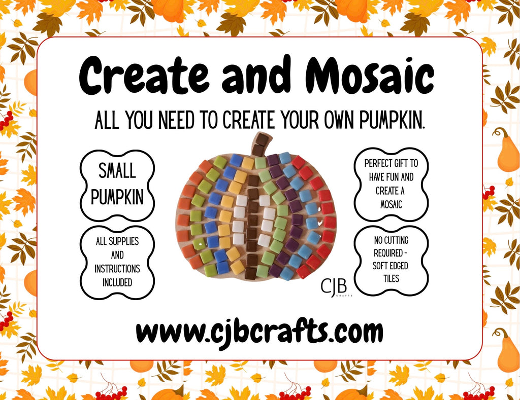 Small Pumpkin Mosaic Kit