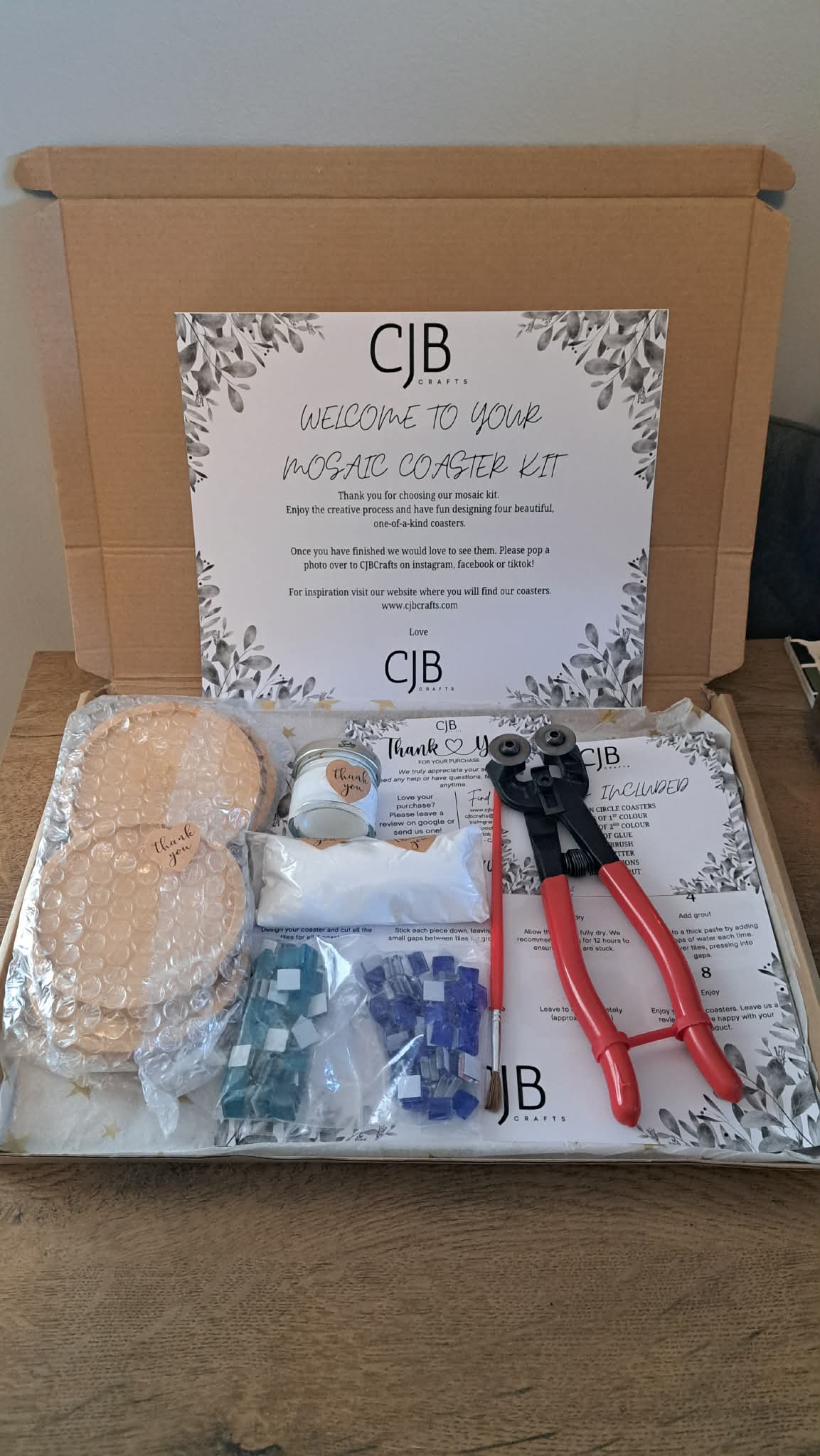 Mosaic DIY Starter Coaster Kit