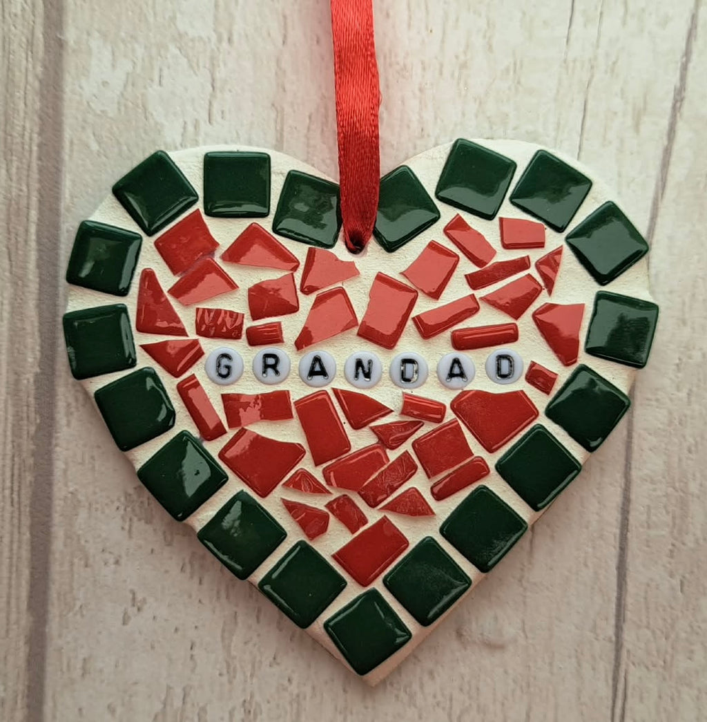 Christmas heart decoration