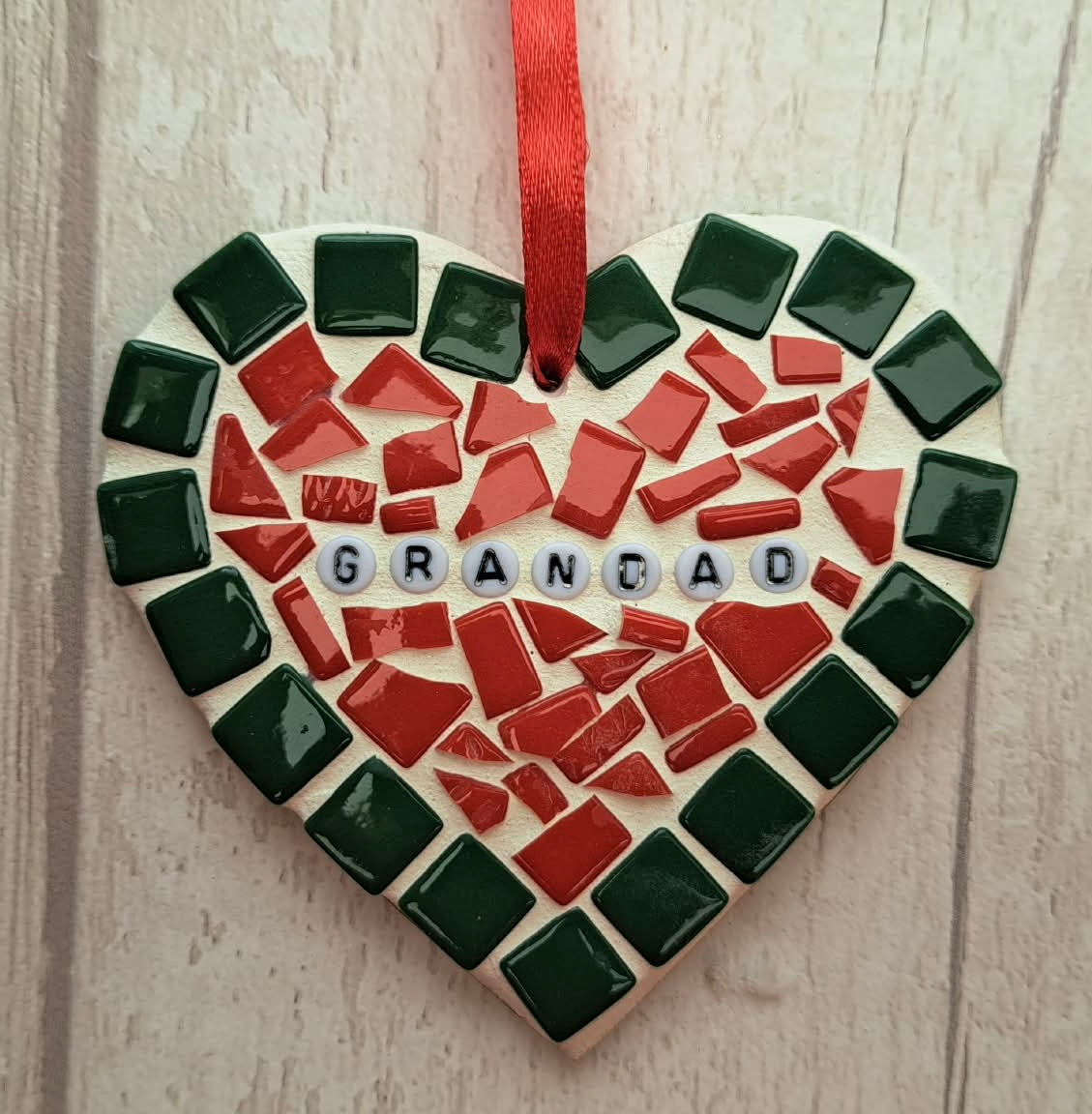 Christmas heart decoration
