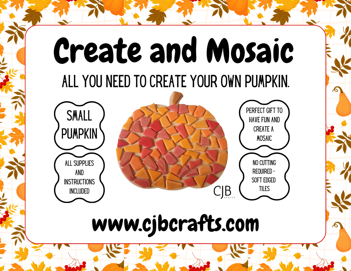 Small Pumpkin Mosaic Kit