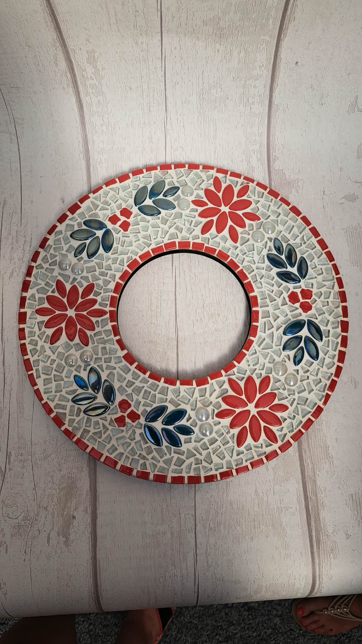Mosaic Christmas Wreath