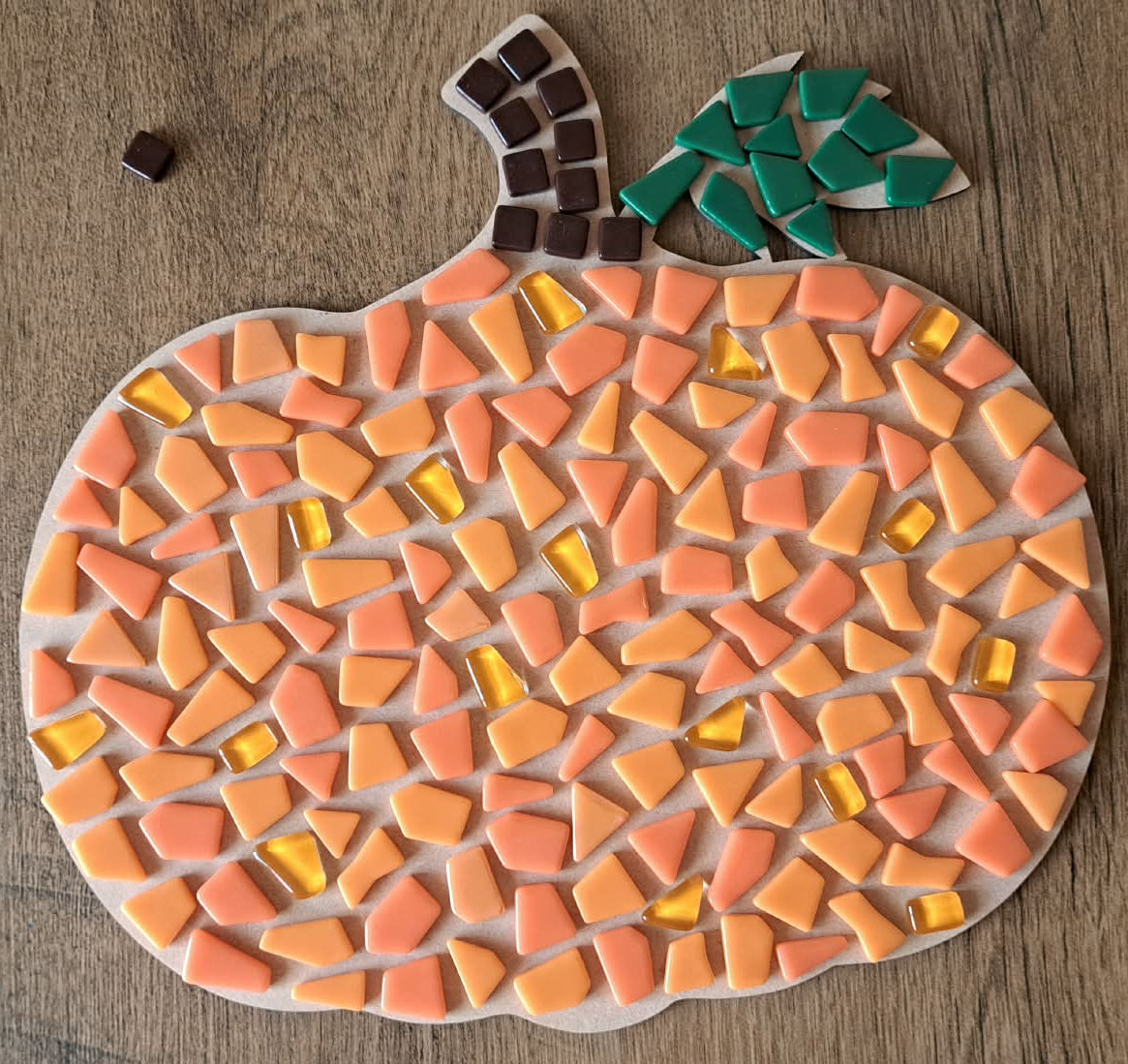 Large Pumpkin Mosaic Kit