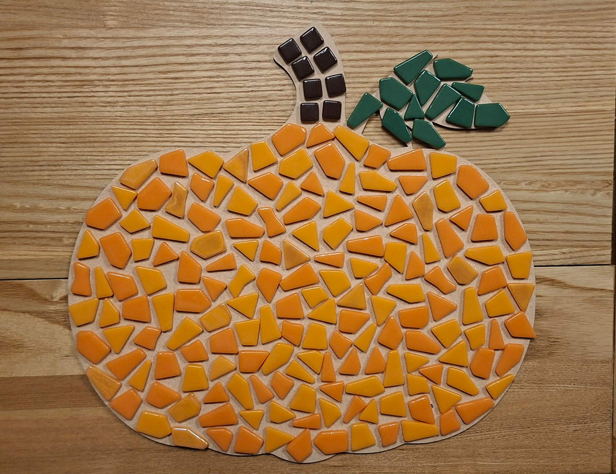 Large Pumpkin Mosaic Kit