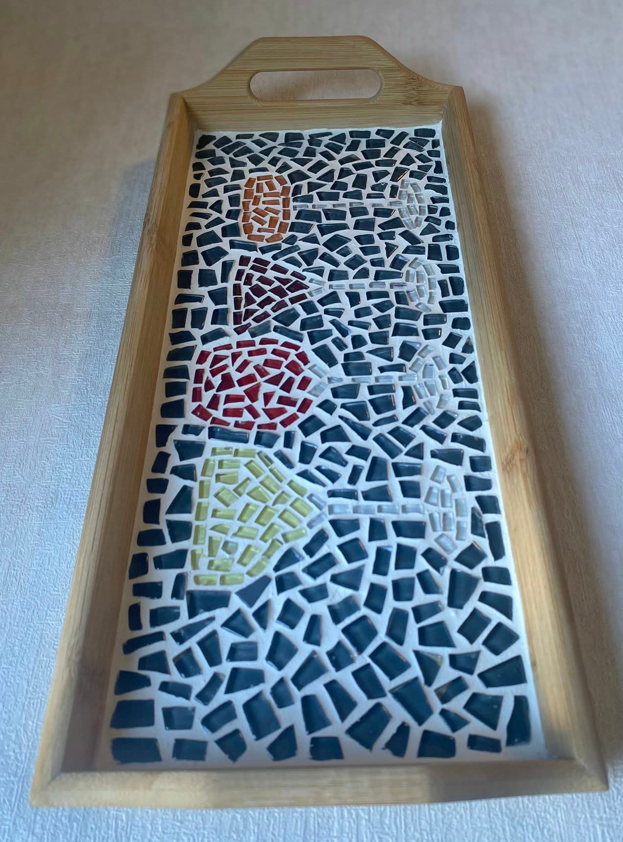 Mosaic Cocktail Glass Tray