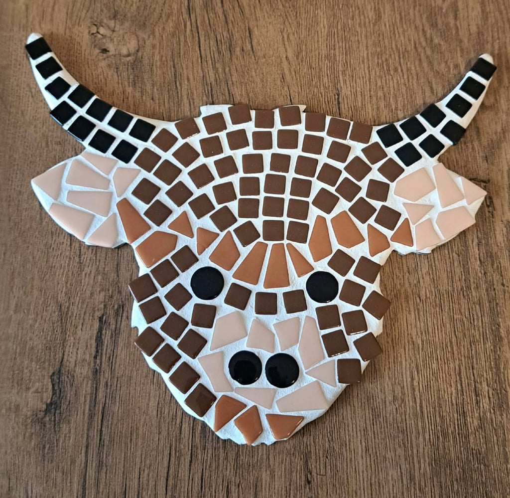 Highland Cow Mosaic Kit