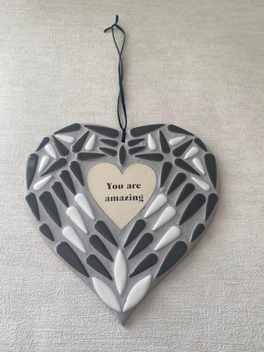 Mosaic You Are Amazing Heart