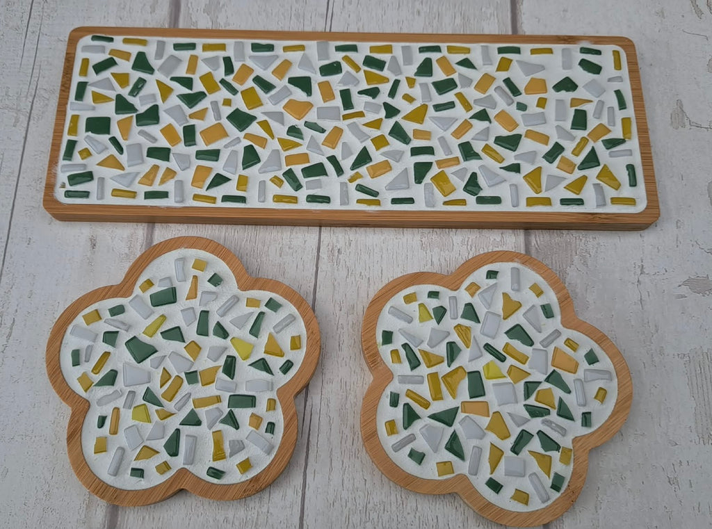 Small tray and 2 coasters