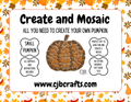 Small Pumpkin Mosaic Kit