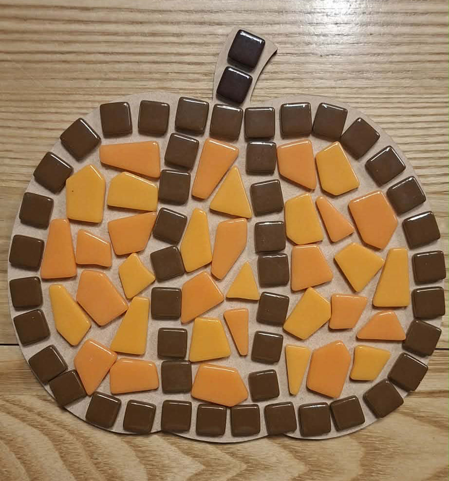 Small Pumpkin Mosaic Kit