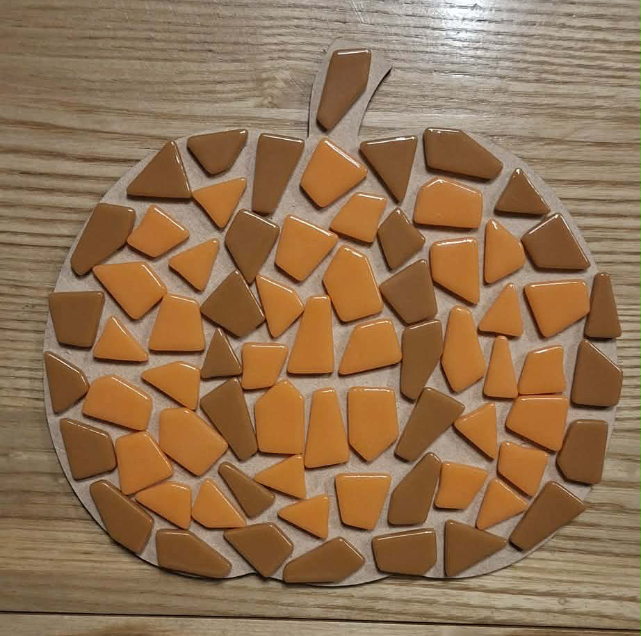 Small Pumpkin Mosaic Kit