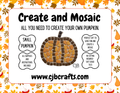 Small Pumpkin Mosaic Kit