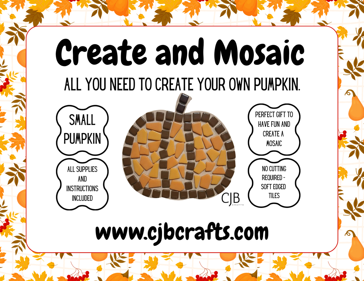 Small Pumpkin Mosaic Kit