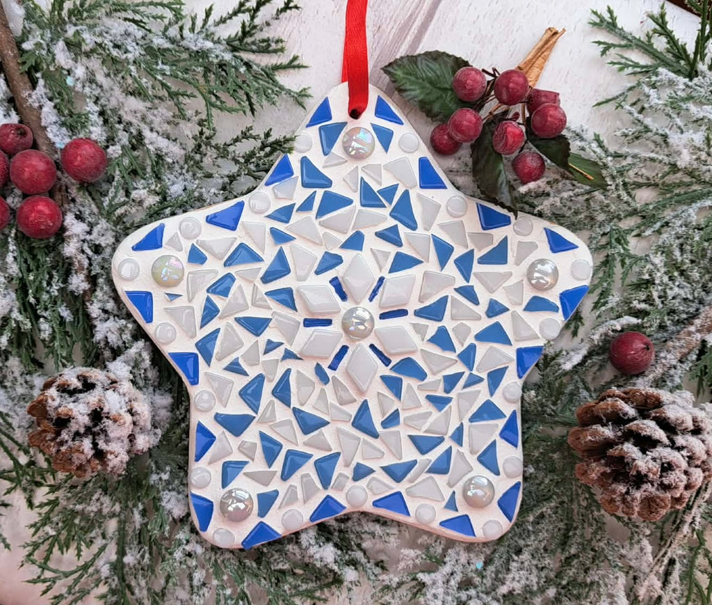 Christmas star mosaic kit