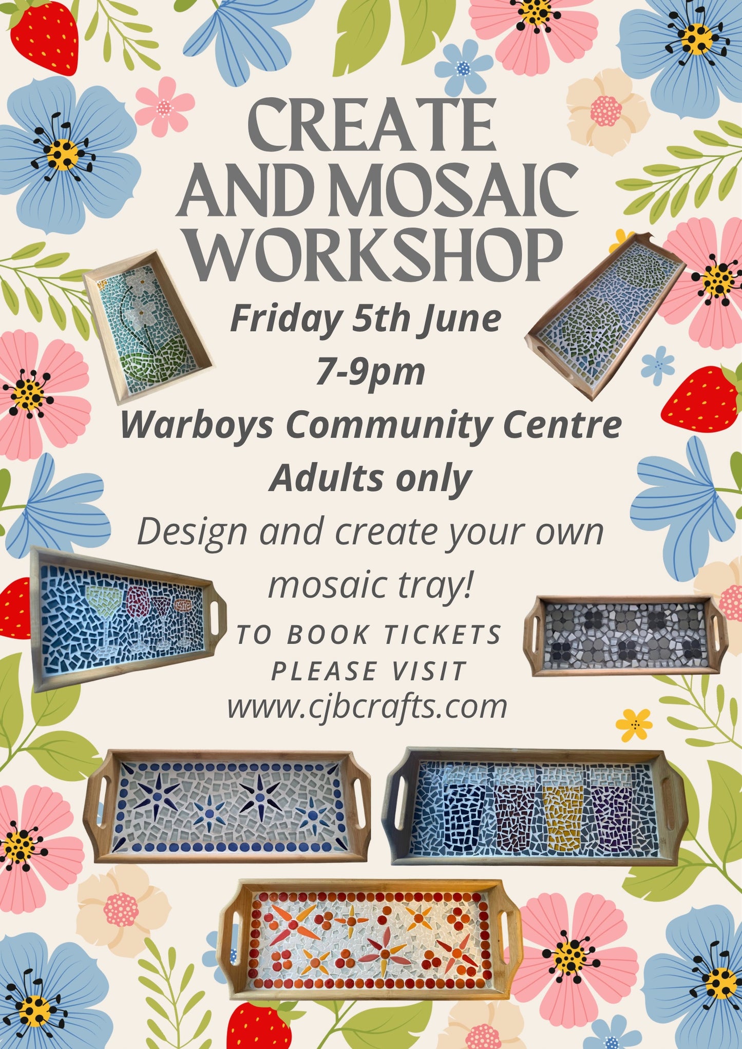 *Warboys Adults only Workshop*