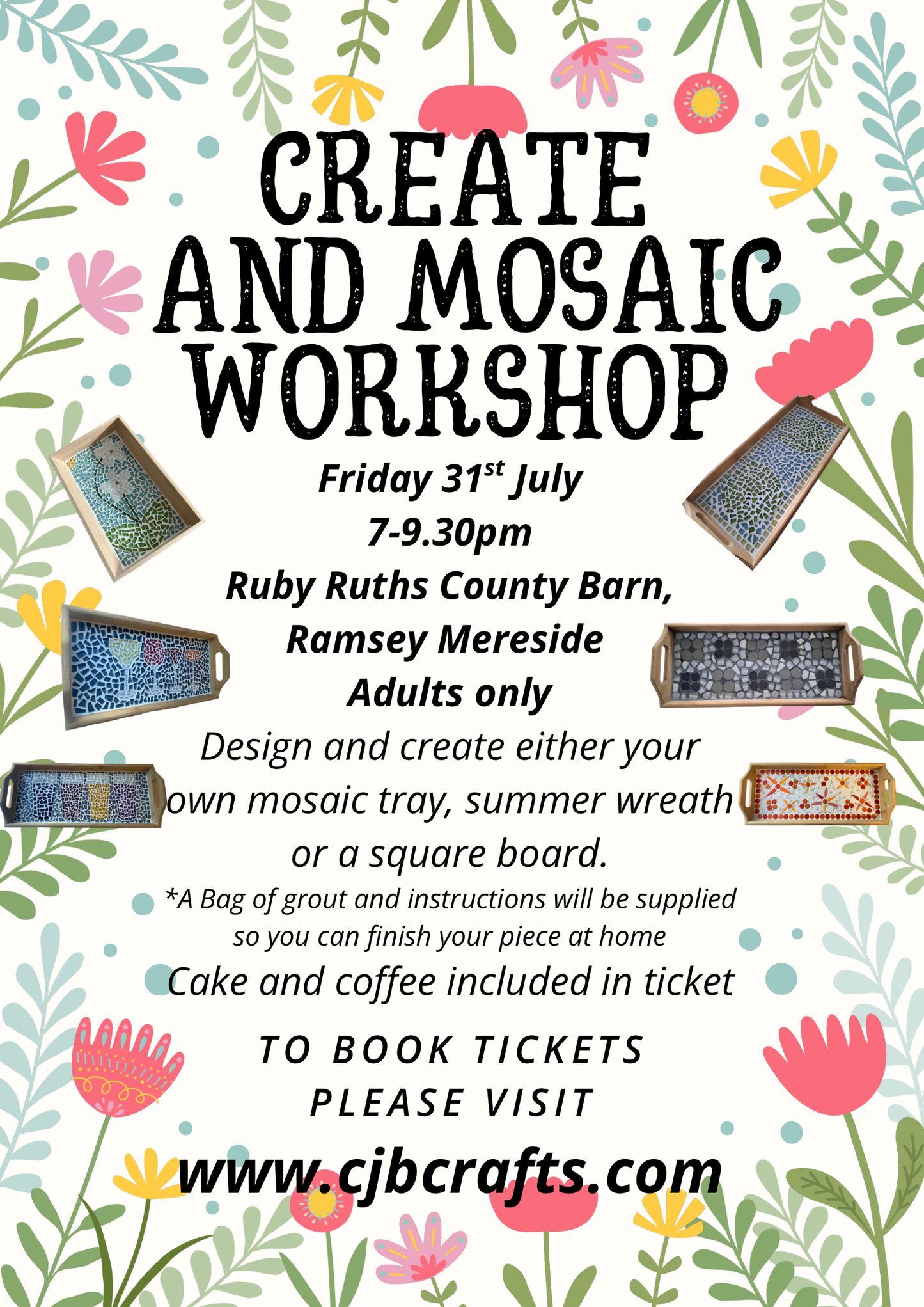 *Ruby Ruths Ramsey Adults only Workshop*