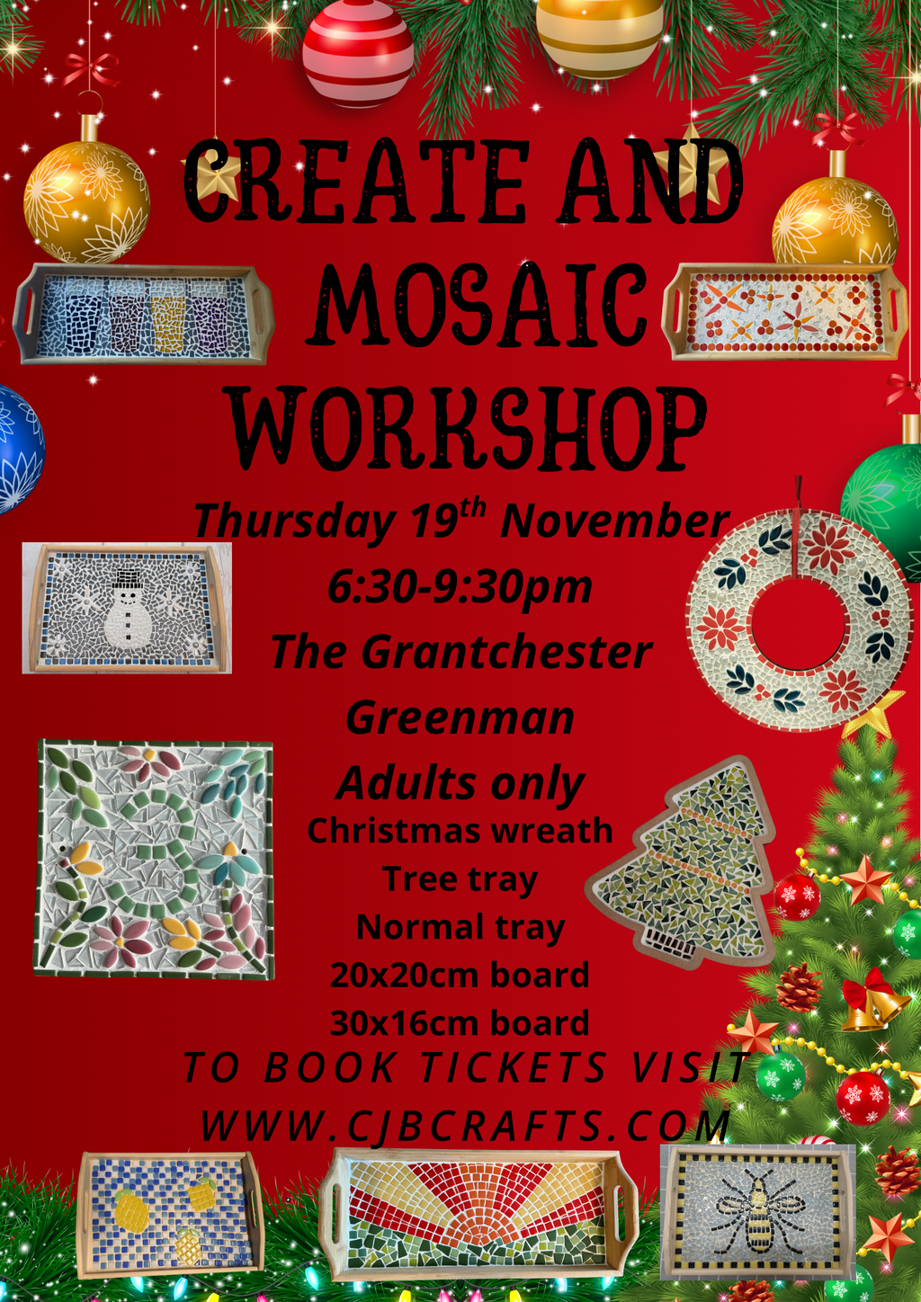 *The Grantchester Greenman Adults only Christmas Workshop*