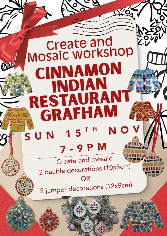 *Cinnamon Indian Restaurant Grafham Adults only Christmas Workshop*