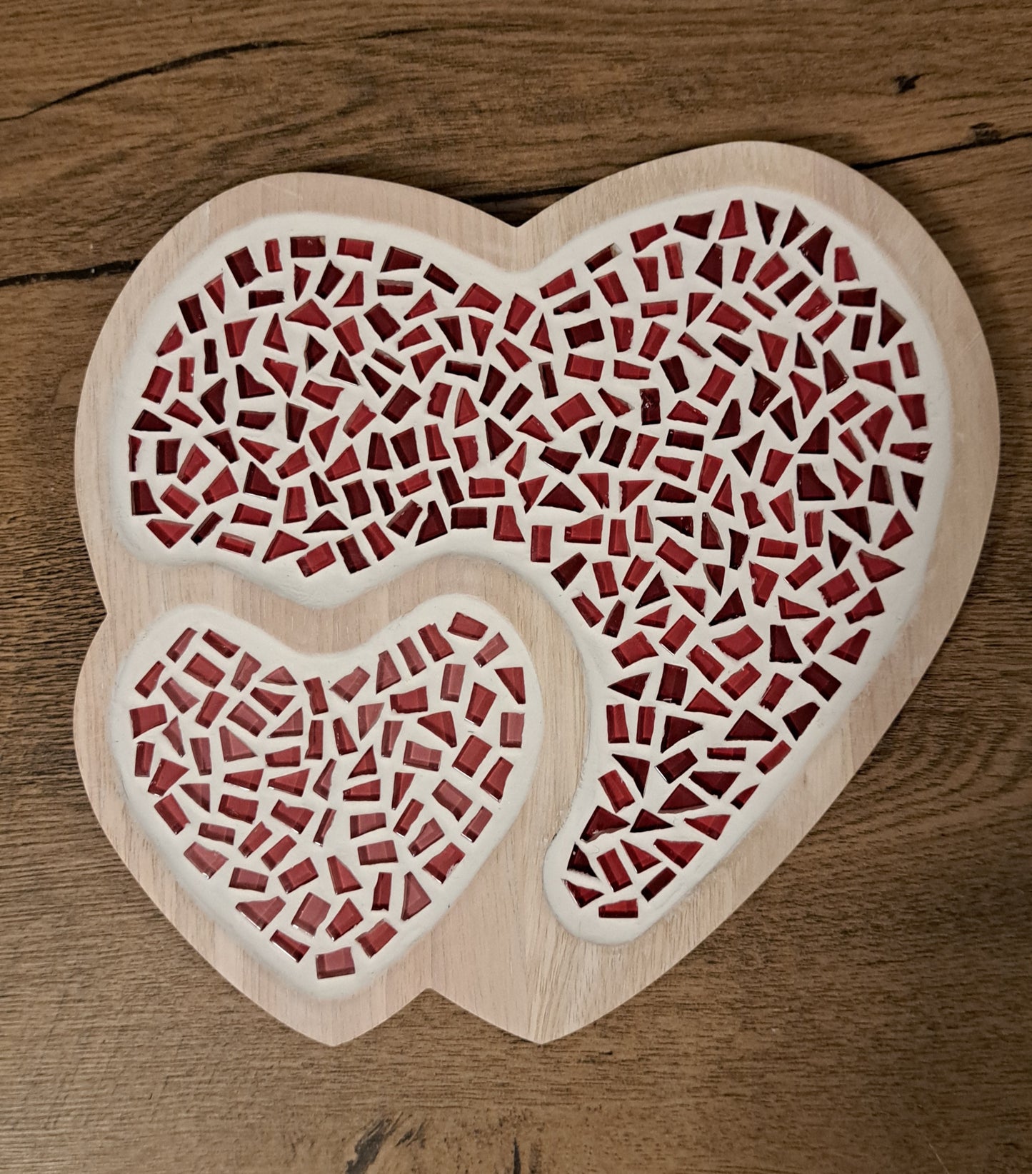 Mosaic twin hearts