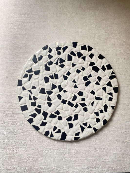 Mosaic decoration plate