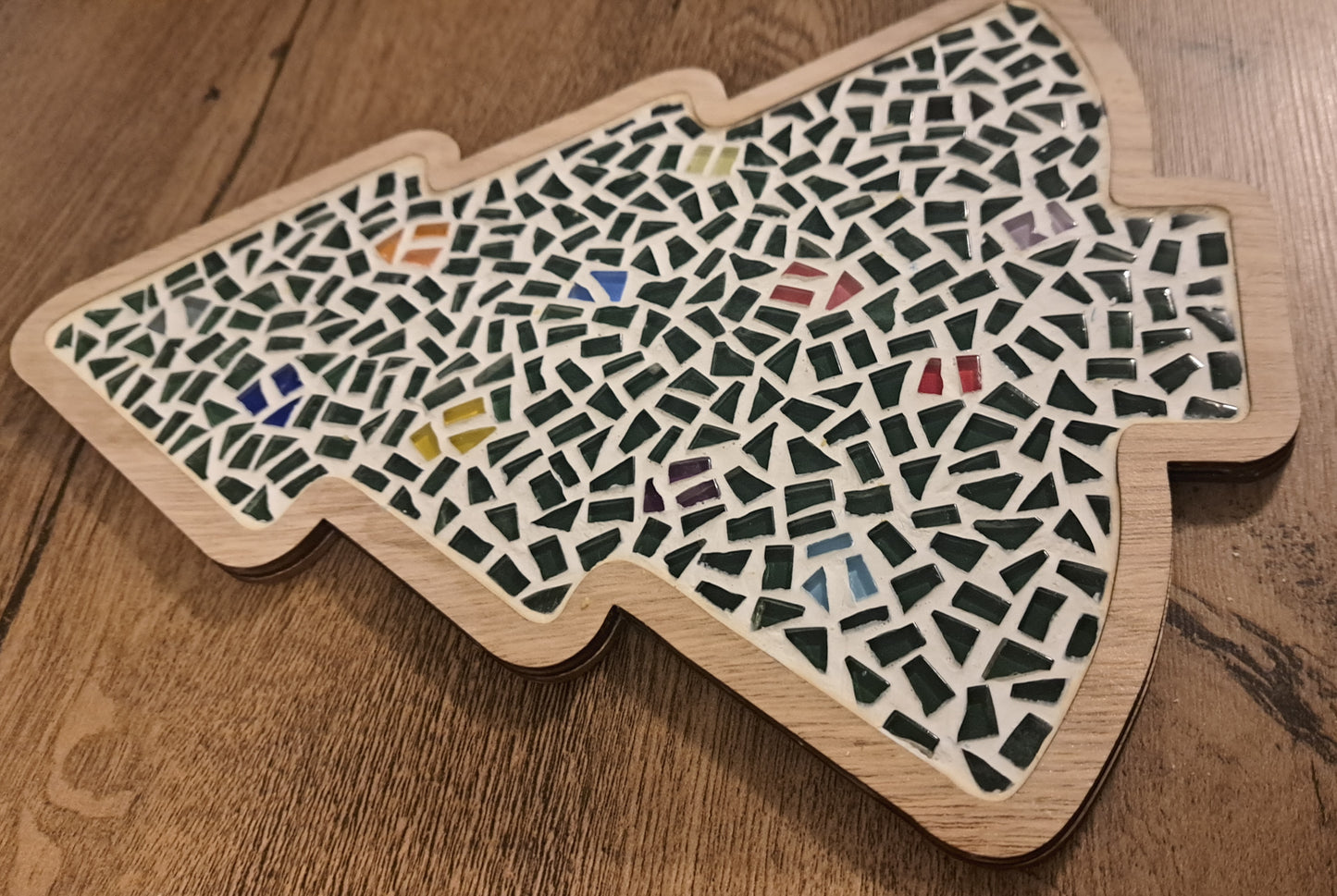 Mosaic colourful tree