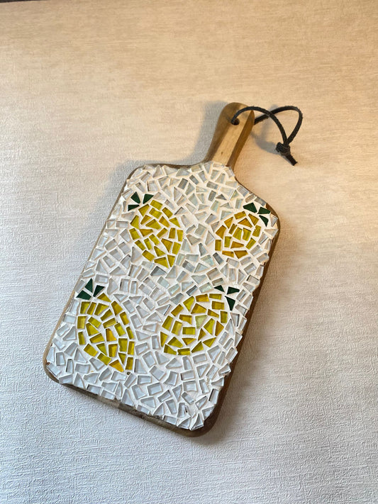 Mosaic Lemon Chopping Board Decor