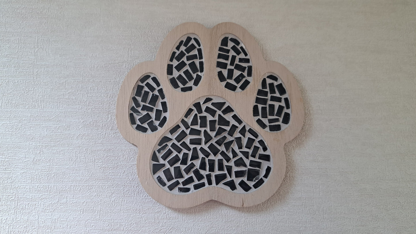 Mosaic pawprint