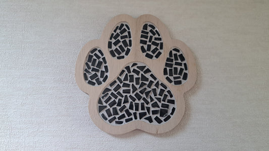 Mosaic pawprint