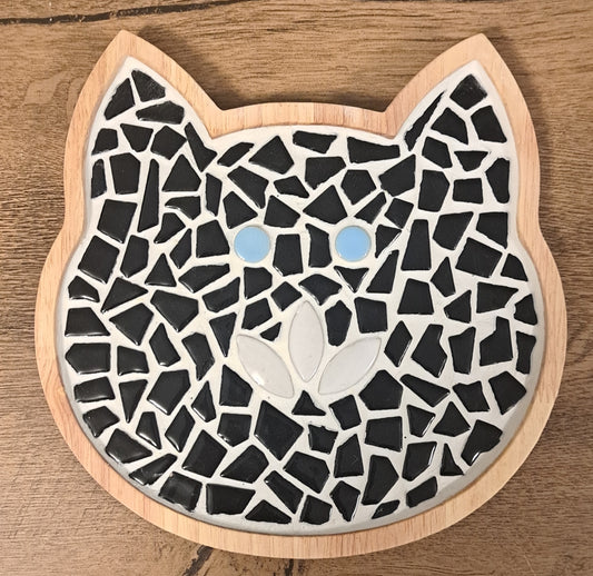 Mosaic Black Cat