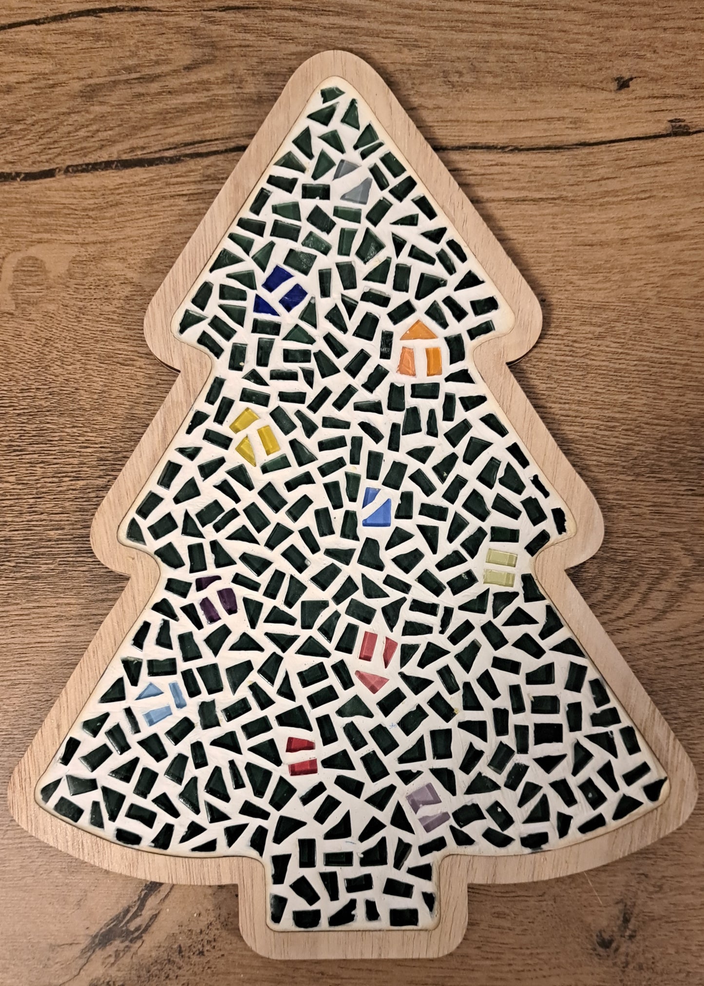 Mosaic colourful tree