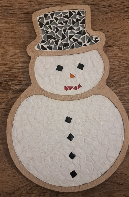 Mosaic snowman